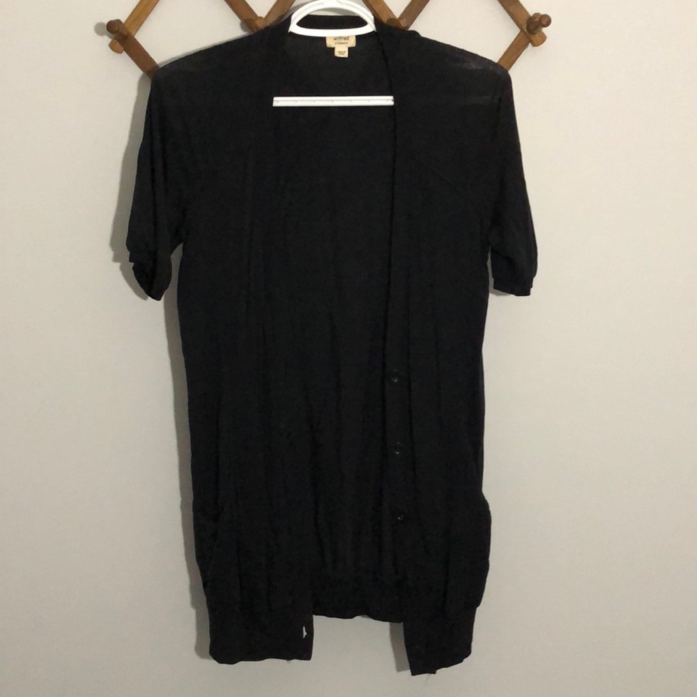 Aritzia Wilfred short sleeve cardigan